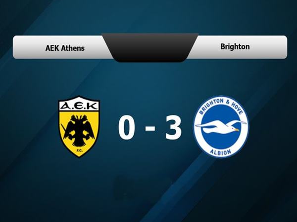 Soi kèo AEK Athens vs Brighton, 0h45 ngày 1/12/2023